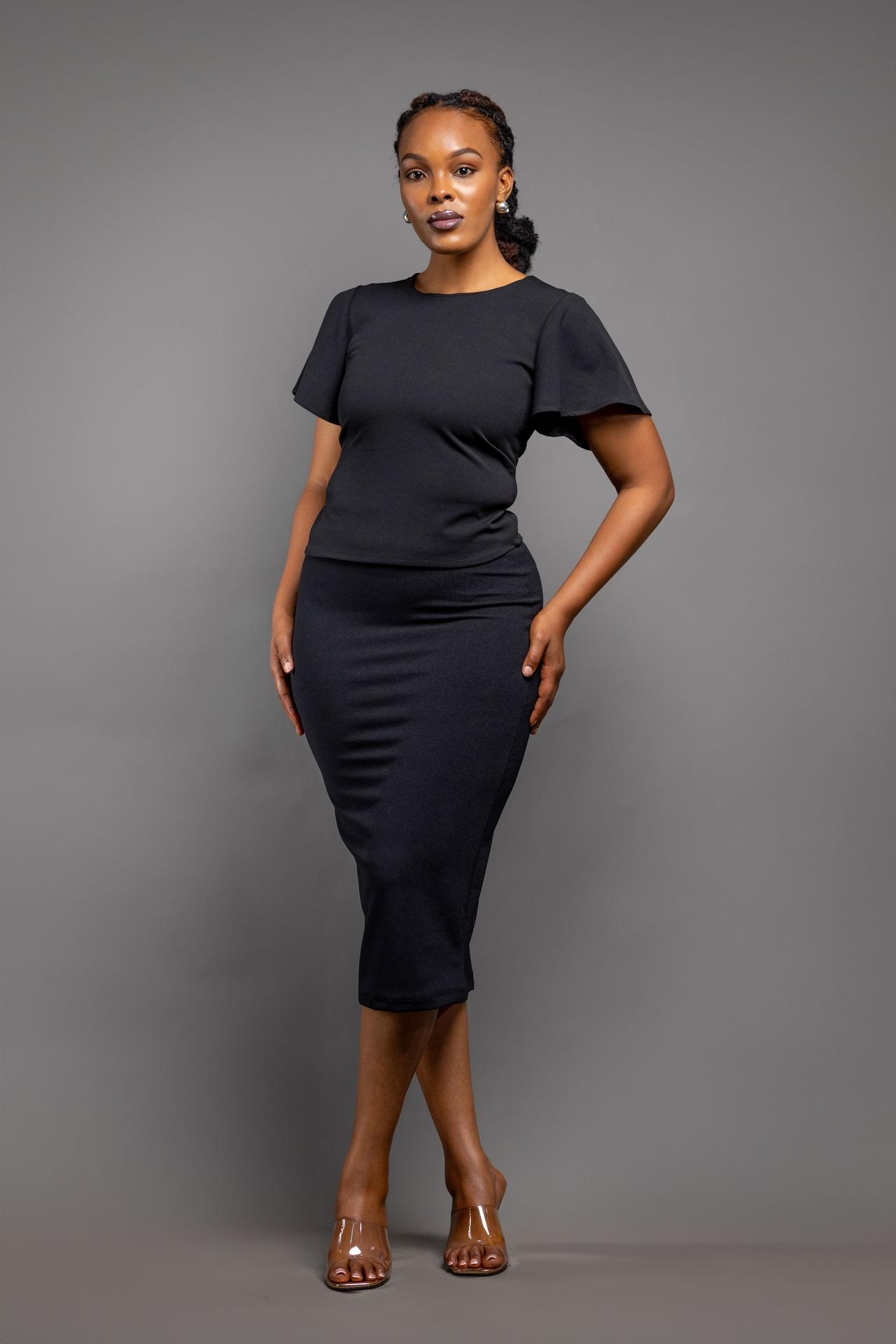 Office Skirt in Black