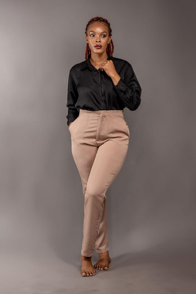 High Waist Office Pant in Unknown