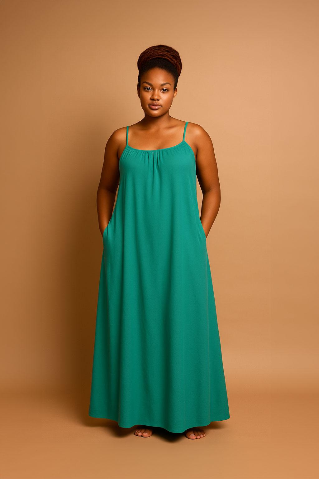 Simple Maxi Dress in Unknown