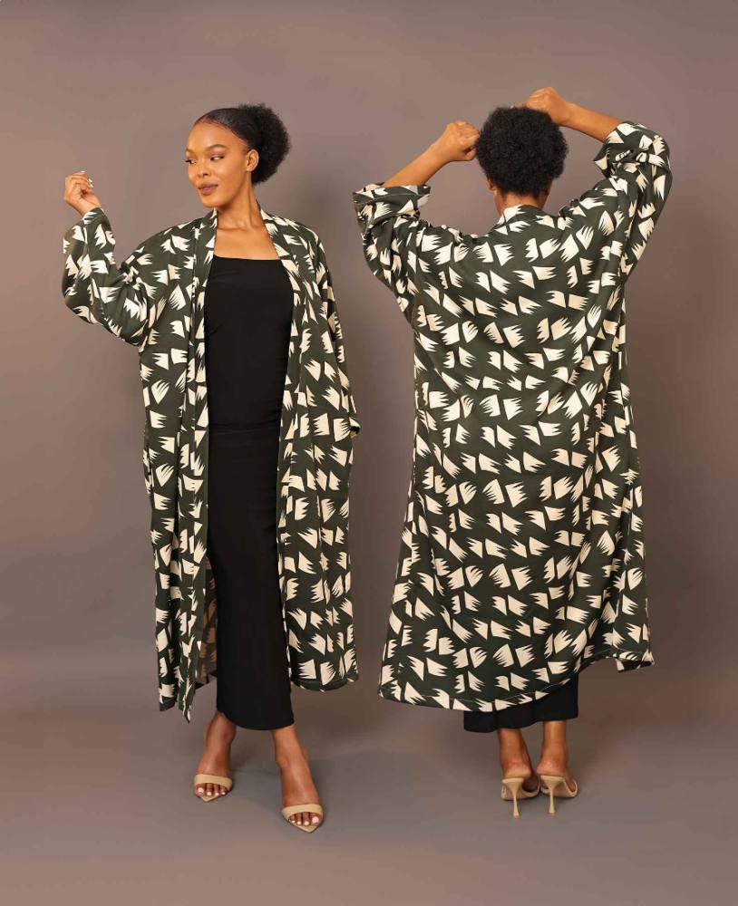 Kimono Pattern SHRED in Green