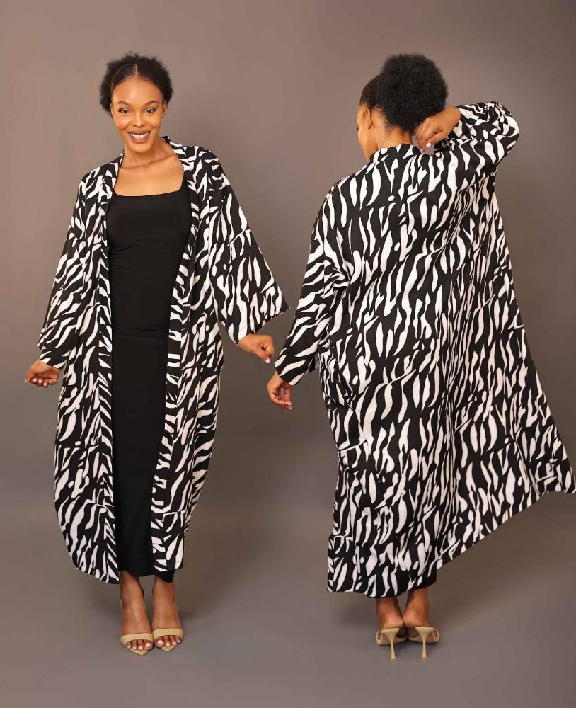 Kimono Pattern  FLUX in White