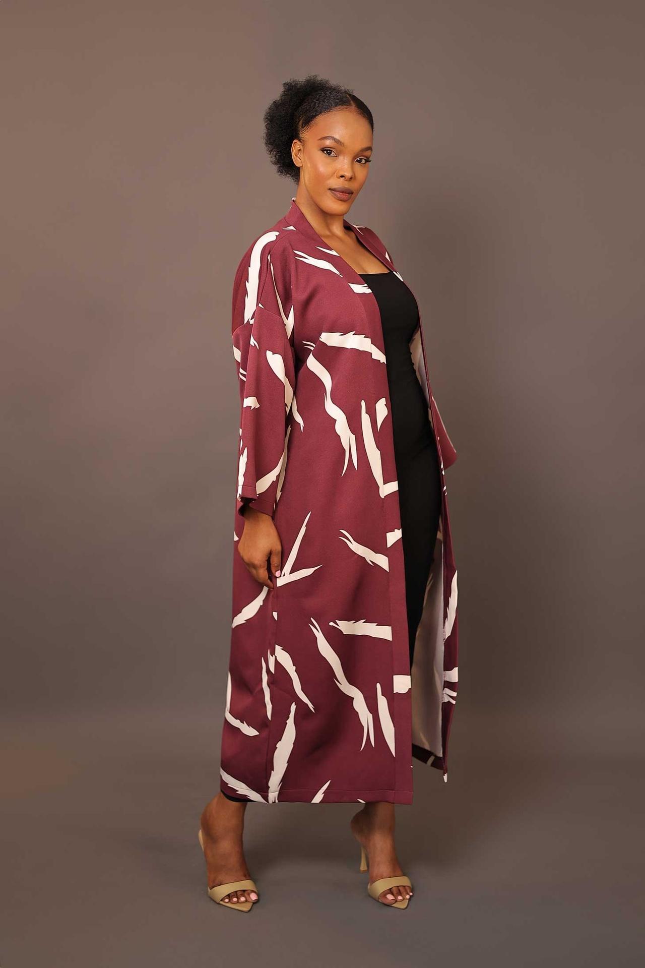 Kimono Pattern PLUME in Unknown